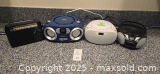 MaxSold Auction: Lot of 4 Portable Radios &#38; CD Boomboxes - Magnavox, Megatek - Lakeland (Florida, USA) PARTNER MANAGED Estate Sale Online Auction - Canyon Lake Point