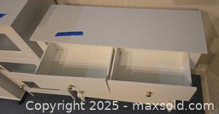MaxSold Auction: Lot of Three White Storage Cabinets - Lakeland (Florida, USA) PARTNER MANAGED Estate Sale Online Auction - Canyon Lake Point