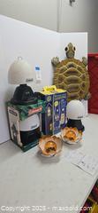 MaxSold Auction: Mixed Lighting Lot with Coleman Table Lamp &#38; Metal Turtle Stake - Lakeland (Florida, USA) PARTNER MANAGED Estate Sale Online Auction - Canyon Lake Point