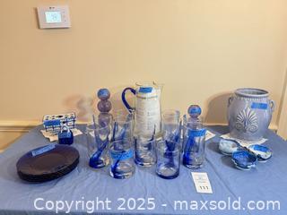 MaxSold Auction: Mixed Lot of Cobalt Blue Glassware and Blue/White Ceramics - Lakeland (Florida, USA) PARTNER MANAGED Estate Sale Online Auction - Canyon Lake Point