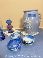 MaxSold Auction: Mixed Lot of Cobalt Blue Glassware and Blue/White Ceramics - Lakeland (Florida, USA) PARTNER MANAGED Estate Sale Online Auction - Canyon Lake Point
