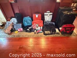 MaxSold Auction: Mixed Luggage Lot — Suitcases, Backpacks &#38; Travel Accessories - Lakeland (Florida, USA) PARTNER MANAGED Estate Sale Online Auction - Canyon Lake Point