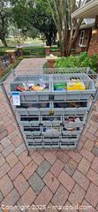 MaxSold Auction: Mobile Parts Cart with 24 Plastic Bins, Metal Frame - Lakeland (Florida, USA) PARTNER MANAGED Estate Sale Online Auction - Canyon Lake Point
