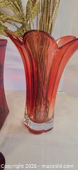 MaxSold Auction: Red/Cranberry Glass Vases & Faux Stemware (FTD Label) - Lakeland (Florida, USA) PARTNER MANAGED Estate Sale Online Auction - Canyon Lake Point
