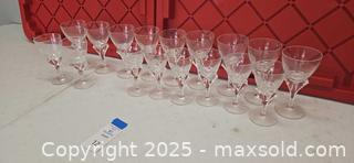 MaxSold Auction: Set of Mixed Stemmed Crystal/Cordial Glasses - Lakeland (Florida, USA) PARTNER MANAGED Estate Sale Online Auction - Canyon Lake Point