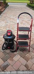 MaxSold Auction: Shop-Vac 10 gal 4.0 HP Wet/Dry Vacuum with 3-Step Folding Stool - Lakeland (Florida, USA) PARTNER MANAGED Estate Sale Online Auction - Canyon Lake Point
