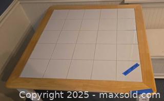 MaxSold Auction: Tile-Top Dining Table and Storage Bench - Lakeland (Florida, USA) PARTNER MANAGED Estate Sale Online Auction - Canyon Lake Point