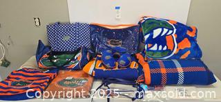 MaxSold Auction: University of Florida Gators Assorted Lot — Blanket, Bags &#38; Pillows - Lakeland (Florida, USA) PARTNER MANAGED Estate Sale Online Auction - Canyon Lake Point