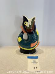 MaxSold Auction: Whimsical Gluggle Jug Fish Pitcher - Lakeland (Florida, USA) PARTNER MANAGED Estate Sale Online Auction - Canyon Lake Point