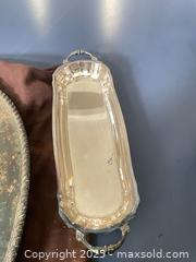 MaxSold Auction: 3-Piece Oval Divided Relish Tray, Long-Handled Server & Scalloped Bowl - Fort Washington (Maryland, USA) SELLER MANAGED Estate Sale Online Auction - Hatton Point Road