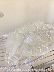 MaxSold Auction: Assorted Clear Glass Serving Set – Hobnail Edge Bowl, Vase, Glasses &#38; More - Fort Washington (Maryland, USA) SELLER MANAGED Estate Sale Online Auction - Hatton Point Road