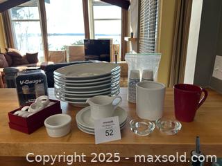 MaxSold Auction: Assorted Dishware & Kitchenware Lot – Plates, Mugs, Napkin Rings & More - Fort Washington (Maryland, USA) SELLER MANAGED Estate Sale Online Auction - Hatton Point Road