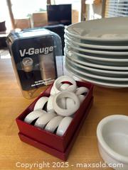 MaxSold Auction: Assorted Dishware & Kitchenware Lot – Plates, Mugs, Napkin Rings & More - Fort Washington (Maryland, USA) SELLER MANAGED Estate Sale Online Auction - Hatton Point Road