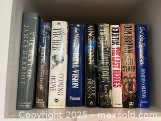 MaxSold Auction: Books – Fiction, Thrillers & Bestsellers – 2 Shelves - Fort Washington (Maryland, USA) SELLER MANAGED Estate Sale Online Auction - Hatton Point Road