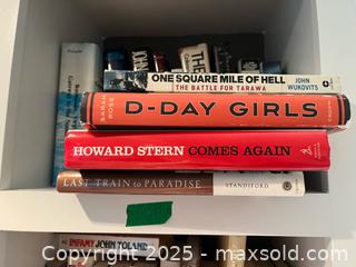 MaxSold Auction: Books – Military History, Politics & Biographies – 2 Shelves - Fort Washington (Maryland, USA) SELLER MANAGED Estate Sale Online Auction - Hatton Point Road