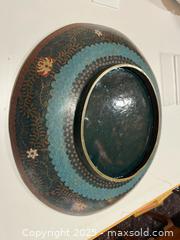 MaxSold Auction: Cloisonné Enamel Bowl &#38; Painted Wooden Ladle - Fort Washington (Maryland, USA) SELLER MANAGED Estate Sale Online Auction - Hatton Point Road