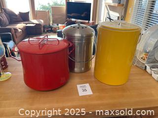 MaxSold Auction: Dansk Pot, Compost Pail &#38; Canister - Fort Washington (Maryland, USA) SELLER MANAGED Estate Sale Online Auction - Hatton Point Road