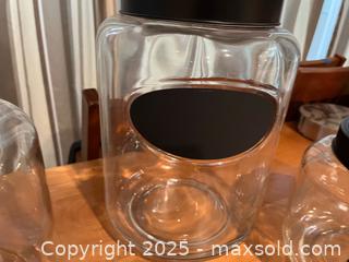 MaxSold Auction: Glass Kitchen Canisters – Set of 5 - Fort Washington (Maryland, USA) SELLER MANAGED Estate Sale Online Auction - Hatton Point Road