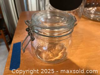 MaxSold Auction: Glass Kitchen Canisters – Set of 5 - Fort Washington (Maryland, USA) SELLER MANAGED Estate Sale Online Auction - Hatton Point Road