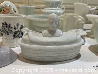 MaxSold Auction: Lot of 15 Assorted Milk Glass Pieces - Fort Washington (Maryland, USA) SELLER MANAGED Estate Sale Online Auction - Hatton Point Road