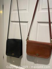 MaxSold Auction: Lot of 2 Coach Leather Crossbody/Shoulder Bags - Black &#38; Brown - Fort Washington (Maryland, USA) SELLER MANAGED Estate Sale Online Auction - Hatton Point Road