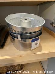 MaxSold Auction: Lot of 3 Tube/Bundt/Angel Food Pans, Aluminum - Fort Washington (Maryland, USA) SELLER MANAGED Estate Sale Online Auction - Hatton Point Road