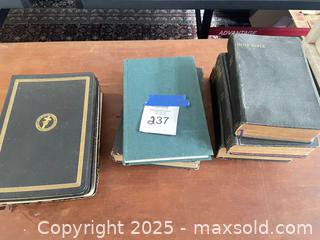 MaxSold Auction: Lot of 8 Mixed Religious Books, Includes Holy Bible - Fort Washington (Maryland, USA) SELLER MANAGED Estate Sale Online Auction - Hatton Point Road