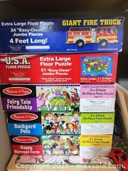 MaxSold Auction: Lot of children&#39;s puzzles and toys, Melissa &#38; Doug, Mega Bloks - Fort Washington (Maryland, USA) SELLER MANAGED Estate Sale Online Auction - Hatton Point Road