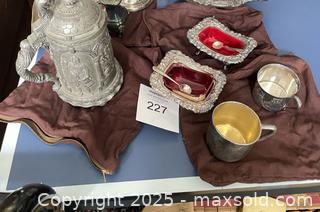 MaxSold Auction: Lot of Silver Plated Bowls, Sterling Silver Items & Pewter Stein - Fort Washington (Maryland, USA) SELLER MANAGED Estate Sale Online Auction - Hatton Point Road