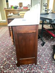 MaxSold Auction: Marble-Top Wood Dresser - Fort Washington (Maryland, USA) SELLER MANAGED Estate Sale Online Auction - Hatton Point Road