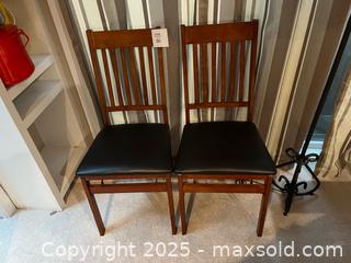 MaxSold Auction: Pair of Chairs wooden foldable  - Fort Washington (Maryland, USA) SELLER MANAGED Estate Sale Online Auction - Hatton Point Road