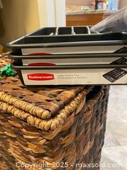 MaxSold Auction: Rubbermaid Cutlery Drawer Trays, 3-Pack, Black w/ White & Blue Liners - Fort Washington (Maryland, USA) SELLER MANAGED Estate Sale Online Auction - Hatton Point Road