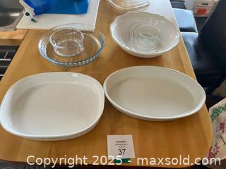 MaxSold Auction: Serving Platters &#38; Mixing Bowls – Gibson, Emily, Pyrex &#38; More - Fort Washington (Maryland, USA) SELLER MANAGED Estate Sale Online Auction - Hatton Point Road