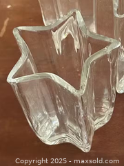 MaxSold Auction: Set of 3 Star-Shaped Glass Vases / Candle Holders - Fort Washington (Maryland, USA) SELLER MANAGED Estate Sale Online Auction - Hatton Point Road