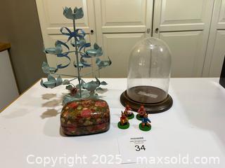 MaxSold Auction: Vintage German Figurines, Floral Box, Metal Tree, Glass Cloche - Fort Washington (Maryland, USA) SELLER MANAGED Estate Sale Online Auction - Hatton Point Road