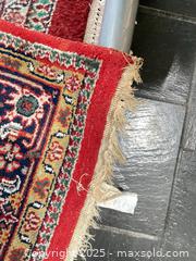 MaxSold Auction: Vintage Red Oriental-Style Area Rug – Approx. 4’x6’ - Fort Washington (Maryland, USA) SELLER MANAGED Estate Sale Online Auction - Hatton Point Road