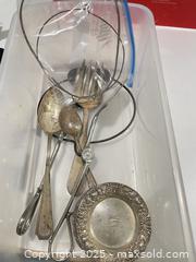 MaxSold Auction: Vintage Silverplate Flatware & Small Dish Lot - Fort Washington (Maryland, USA) SELLER MANAGED Estate Sale Online Auction - Hatton Point Road
