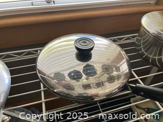 MaxSold Auction: Wagner Ware Magnalite Cookware – 3 Pieces with Lids - Fort Washington (Maryland, USA) SELLER MANAGED Estate Sale Online Auction - Hatton Point Road