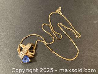 MaxSold Auction: 14KT Pendent With 10KT Chain - North Vancouver (British Columbia, Canada) PARTNER MANAGED Downsizing Online Auction - 14th Street West