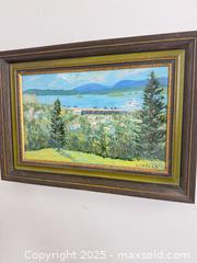 MaxSold Auction: 1943 oil on board by listed Canadian artist Angela Landels - Vancouver (British Columbia, Canada) SELLER MANAGED Reseller Online Auction - Main Street