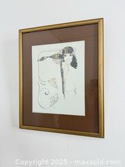 MaxSold Auction: 1975 MCM William Tara litho on vellum  - Vancouver (British Columbia, Canada) SELLER MANAGED Reseller Online Auction - Main Street