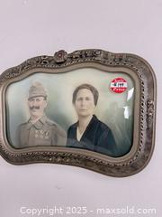 MaxSold Auction: Antique colourized hand tinted war photo in period frame with convex glass - Vancouver (British Columbia, Canada) SELLER MANAGED Reseller Online Auction - Main Street