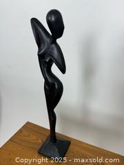 MaxSold Auction: Hand carved female nude wood MCM sculpture - Vancouver (British Columbia, Canada) SELLER MANAGED Reseller Online Auction - Main Street