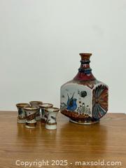MaxSold Auction: Ken Edwards Mexico tonala pottery decanter set - Vancouver (British Columbia, Canada) SELLER MANAGED Reseller Online Auction - Main Street
