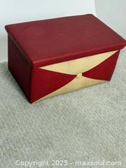 MaxSold Auction: MCM vinyl button storage bench - Vancouver (British Columbia, Canada) SELLER MANAGED Reseller Online Auction - Main Street