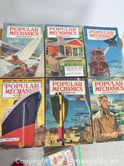 MaxSold Auction: Mixed lot original 1940s/ 1950s popular mechanics magazines  - Vancouver (British Columbia, Canada) SELLER MANAGED Reseller Online Auction - Main Street