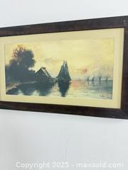 MaxSold Auction: Original 1916 watercolour on paper - Vancouver (British Columbia, Canada) SELLER MANAGED Reseller Online Auction - Main Street