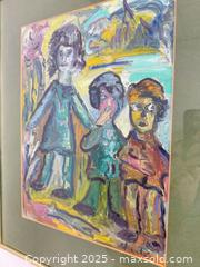 MaxSold Auction: Original 1974 oil on canvas by Shirley Klein - Vancouver (British Columbia, Canada) SELLER MANAGED Reseller Online Auction - Main Street