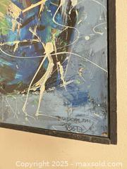 MaxSold Auction: Original contemporary acrylic on hardboard by Ramon Doplon  - Vancouver (British Columbia, Canada) SELLER MANAGED Reseller Online Auction - Main Street