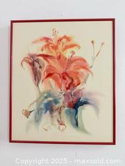 MaxSold Auction: Original signed contemporary watercolour on board - Vancouver (British Columbia, Canada) SELLER MANAGED Reseller Online Auction - Main Street